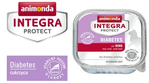 Animonda Integra Protect Diabetes dla kota - z wołowiną tacka 100g 14414 - Suplementy i witaminy dla kotów - miniaturka - grafika 4