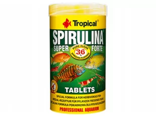 TROPICAL Super Spirulina Forte Tablets 250ml 340szt. - Pokarm dla ryb - miniaturka - grafika 1
