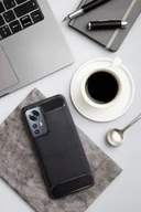 Etui i futerały do telefonów - ETUI CARBON CASE DO XIAOMI REDMI 14C CZARNA NAKŁADKA ETUI PLECKI - miniaturka - grafika 1
