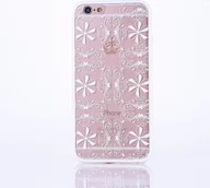 Etui i futerały do telefonów - Etui na telefon komórkowy Mandala do Samsung Galaxy S6 Etui ochronne z motywem ornamentów Pokrowiec na torbę Bumper Biały - miniaturka - grafika 1