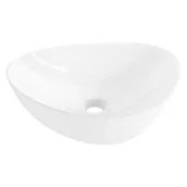 Umywalki - Basaro Umywalka ceramiczna nablatowa Wiktoria 46 x 42 - miniaturka - grafika 1