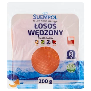 Suempol Łosoś Wędzony Net 200G - Konserwy i dania rybne - miniaturka - grafika 1