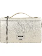 Torebki damskie - Wojas Skórzana torebka w kolorze złotym - 21 x 12 x 4 cm - miniaturka - grafika 1