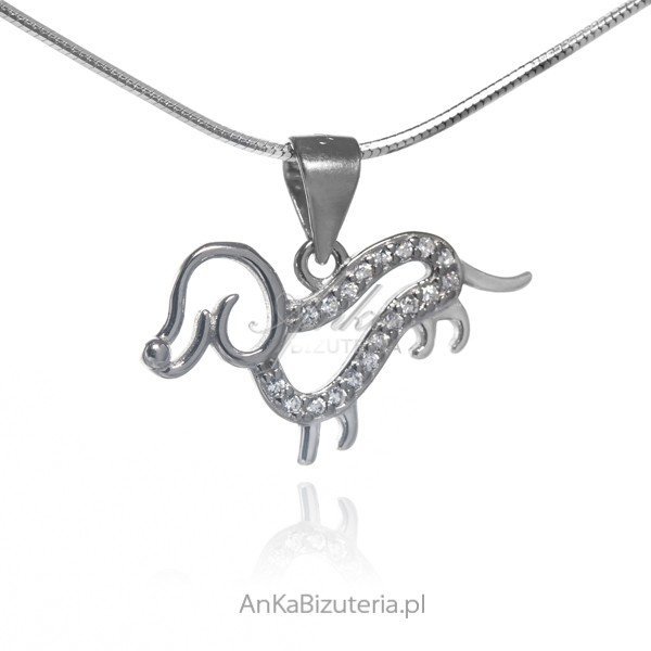 ankabizuteria.pl Zawieszka srebrna JAMINIK z cyrkoniami