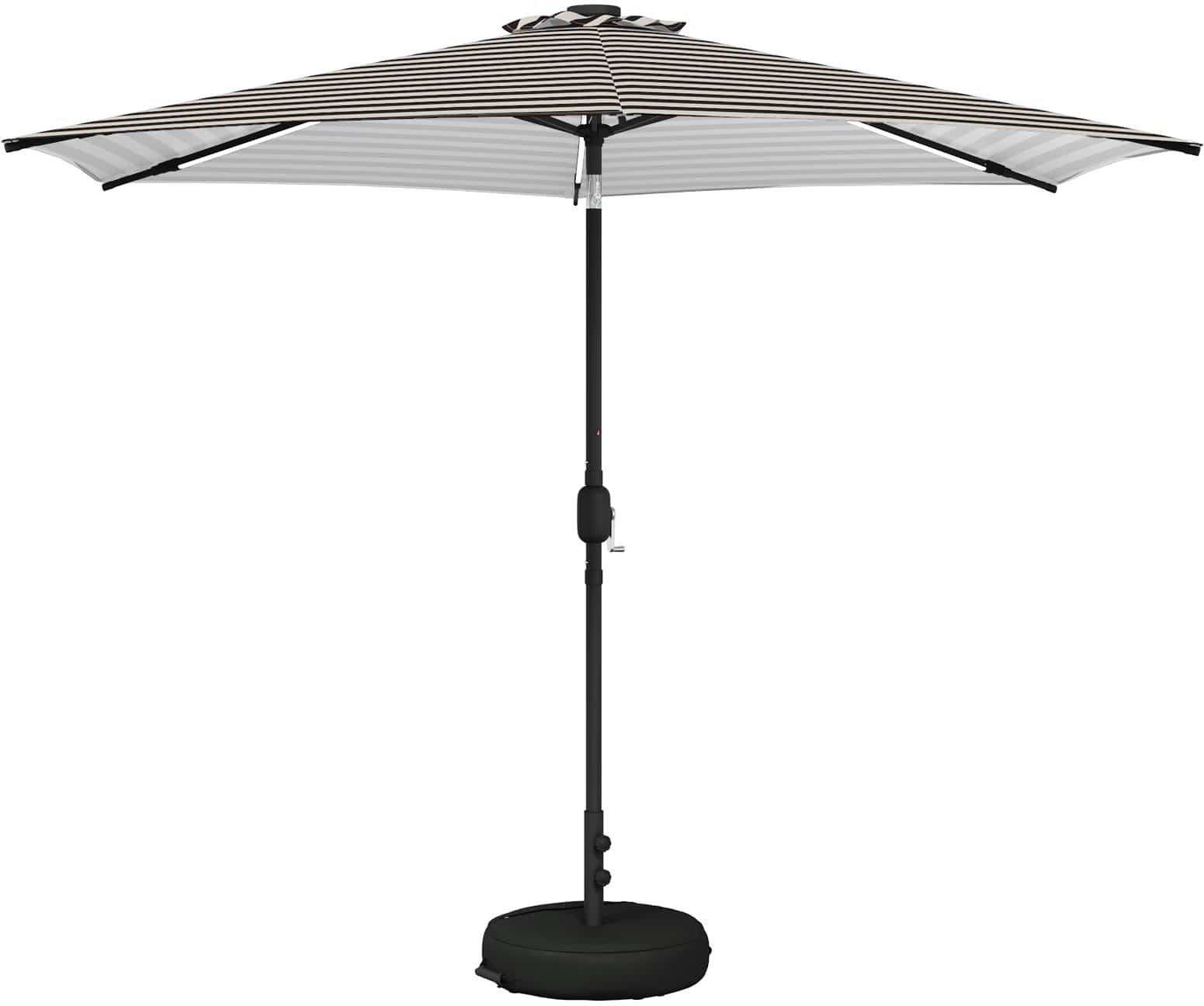 vidaXL vidaXL Parasol ogrodowy z LED-owymi lampkami 300 x 300 cm Poliester