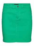 Spódnice - VERO MODA Damska spódnica Vmwild Seven Mr Short Col Skirt Rock, jasnozielony, M - miniaturka - grafika 1