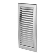 Kratki wentylacyjne - Osłona wentylacyjna 11x27 TUS satyna srebrna - miniaturka - grafika 1