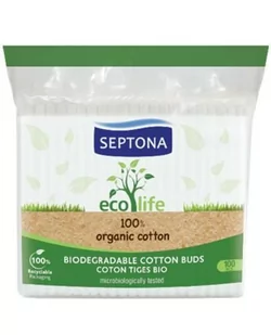 SEPTONA Septona Ecolife patyczki higieniczne x 100 szt - Waciki, płatki i patyczki kosmetyczne - miniaturka - grafika 1