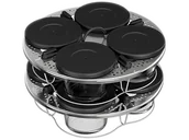 Akcesoria i części do robotów kuchennych - Komplet słoików do Cook4Me TEFAL XA6140 8szt. Wielokolorowy - miniaturka - grafika 1