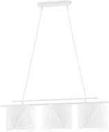 Lampy sufitowe - Biała lampa wisząca MALIBU - miniaturka - grafika 1