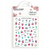 Ozdoby do paznokci - Allepaznokcie Naklejki do paznokci cienkie samoprzylepne świąteczne Colorf CA-721 - miniaturka - grafika 1
