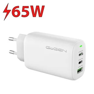 Ładowarka sieciowa GOGEN ACHPD365W 65W Biały - Ładowarki do telefonów - miniaturka - grafika 1