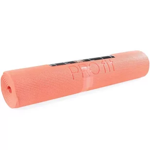ProFit Mata Slim 173x61x0,5cm pomarańczowa YOGPROSLIMP - Maty do jogi - miniaturka - grafika 1