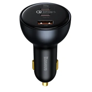 Baseus Qualcomm Quick Charge 5 Ładowarka samochodowa 2xUSB-C + USB 160W Qualcomm Quick Charge 5.0 PD 3.0 - Ładowarki samochodowe - miniaturka - grafika 1