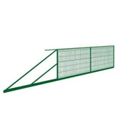 Ogrodzenia - Brama przesuwna 3D 4 m lewa - miniaturka - grafika 1