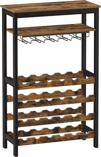 Stojak na wino i kieliszki LOFT barek 100 cm - Akcesoria gastronomiczne - miniaturka - grafika 1