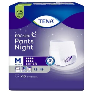 Majtki chłonne Tena Pants Proskin Super Night OTC Edition M, 10 sztuk - Bielizna lecznicza - miniaturka - grafika 3