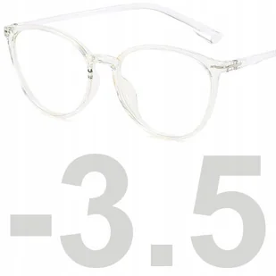 Okulary minusy kujonki kocie oczy korekcyjne -3.5 - Okulary korekcyjne, oprawki, szkła - miniaturka - grafika 1