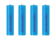 Baterie i akcesoria - Esperanza Akumulatorki ni-mh aaa 1000 mah 4 szt. niebieskie AP_193864 - miniaturka - grafika 1