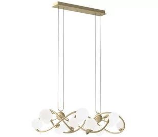 Wofi 7014-1401 - LED Żyrandol na lince NANCY 14xG9/3,5W/230V złoty/biała + - Lampy sufitowe - miniaturka - grafika 1