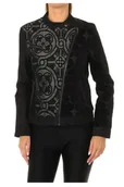Kurtki damskie - Kurtka damska Desigual Manba jeansowa czarna-L - miniaturka - grafika 1