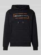 Koszulki męskie - Bluza o kroju regular fit z mieszanki bawełny z kapturem i nadrukiem z logo - miniaturka - grafika 1