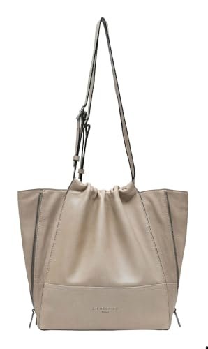 Liebeskind Berlin M Lou 2 3D Leather Shopper, Stone, Stone