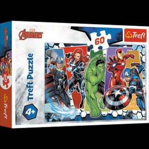 Trefl Puzzle 60el Niezwyciężeni Avengersi Disnez Marvel 17357 - Puzzle - miniaturka - grafika 2