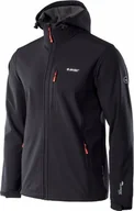 Kurtki męskie - Kurtka męska Hi-Tec Caen czarno-pomarańczowa r. 2XL - miniaturka - grafika 1