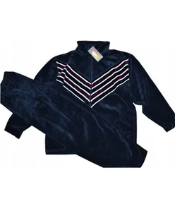 DRES v WELUROWY GRANAT XXL 2xl 46 48 50 welur mięsisty polski producent - Dresy damskie - miniaturka - grafika 1