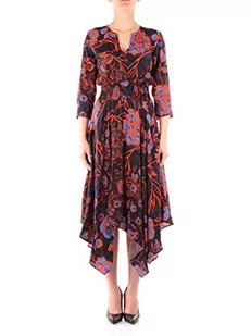 Desigual Damska sukienka Vest_Hudson, Pomarańczowy (Sunset 7026), 42 - Sukienki - miniaturka - grafika 1
