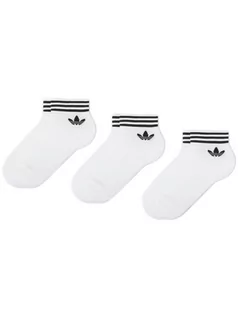 Skarpetki męskie - Adidas Zestaw 3 par niskich skarpet unisex Tref Ank Sck Hc EE1152 Biały - grafika 1