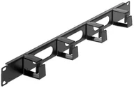 Meble modułowe i akcesoria - Intellinet Network Solutions Organizator kabli do szafy Rack 19 1U, Czarny 71105 (711050) - miniaturka - grafika 1