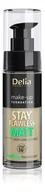 Podkłady do twarzy - DELIA Stay Flawless Matt Podkład matujący 406 Cookie 30ml - miniaturka - grafika 1
