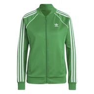 Bluzy damskie - Bluza damska adidas ADICOLOR CLASSICS SST zielona IK4030-S - miniaturka - grafika 1