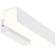 Lampy ścienne - Candellux Lighting biały kinkiet LED 10W barwa neutralna LANDER nowoczesna lampa ścienna 21-25814 - miniaturka - grafika 1