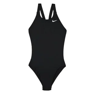 Nike dziewczęcy kostium kąpielowy Essential One Piece (czarny, M) - Stroje kąpielowe - miniaturka - grafika 1