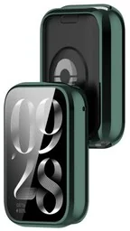 Bizon Etui z osłoną ekranu Case Watch Felipe do Xiaomi Mi Smart Band 9 Pro, zielone - Akcesoria do smartwatchy - miniaturka - grafika 1