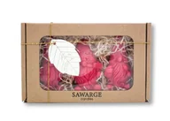 Świece - Świece sojowe zestaw prezentowy 3 skrzaty czerwone/Sawarge Candles - miniaturka - grafika 1