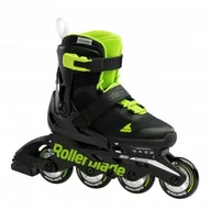 Rolki - Rollerblade Microblade Black/Green 2023 - miniaturka - grafika 1