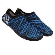 Skarpetki damskie - 1 para butów wodnych Szybkoschnące Oddychające Elastyczne Wygodne Skarpety Wodne na Wędrówki Camping (Czarny Niebieski Rozmiar 39) - miniaturka - grafika 1