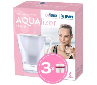 BWT AQUAlizer Home 2,7l 3 wkłady Biały - Dzbanki filtrujące - miniaturka - grafika 1