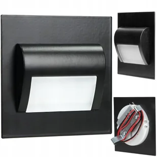 Lampa Oprawa Schodowa Podtynkowa Led 12V Zimna - Oprawy, klosze i abażury - miniaturka - grafika 1