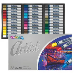 Patio Pastele olejne Artist 36 kolorów - Kredki, ołówki, pastele i pisaki - miniaturka - grafika 1