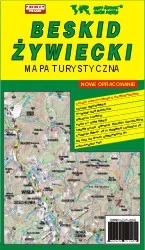 Beskid Żywiecki 1:61 000 mapa turystyczna Piętka - Wydawnictwo Piętka - mapa - Obcojęzyczne przewodniki, mapy i atlasy - miniaturka - grafika 1