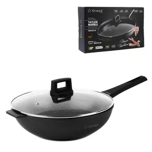 Patelnia WOK Starke Pro Taylor Marble 32 cm - Woki - miniaturka - grafika 1