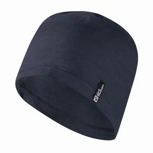 Czapki męskie - Czapka Jack Wolfskin TRAVEL BEANIE night blue - ONE SIZE - grafika 1