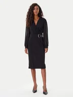 Sukienki - Rinascimento Sukienka koktajlowa CFC0126228003 Czarny Slim Fit - miniaturka - grafika 1
