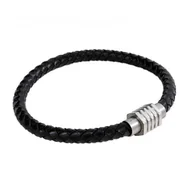 Bransolety męskie - Bransoletka męska skórzana B-04 - miniaturka - grafika 1