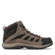 Buty trekkingowe męskie - Trekkingi Columbia Crestwood Mid Waterproof BM5371 Brązowy - miniaturka - grafika 1
